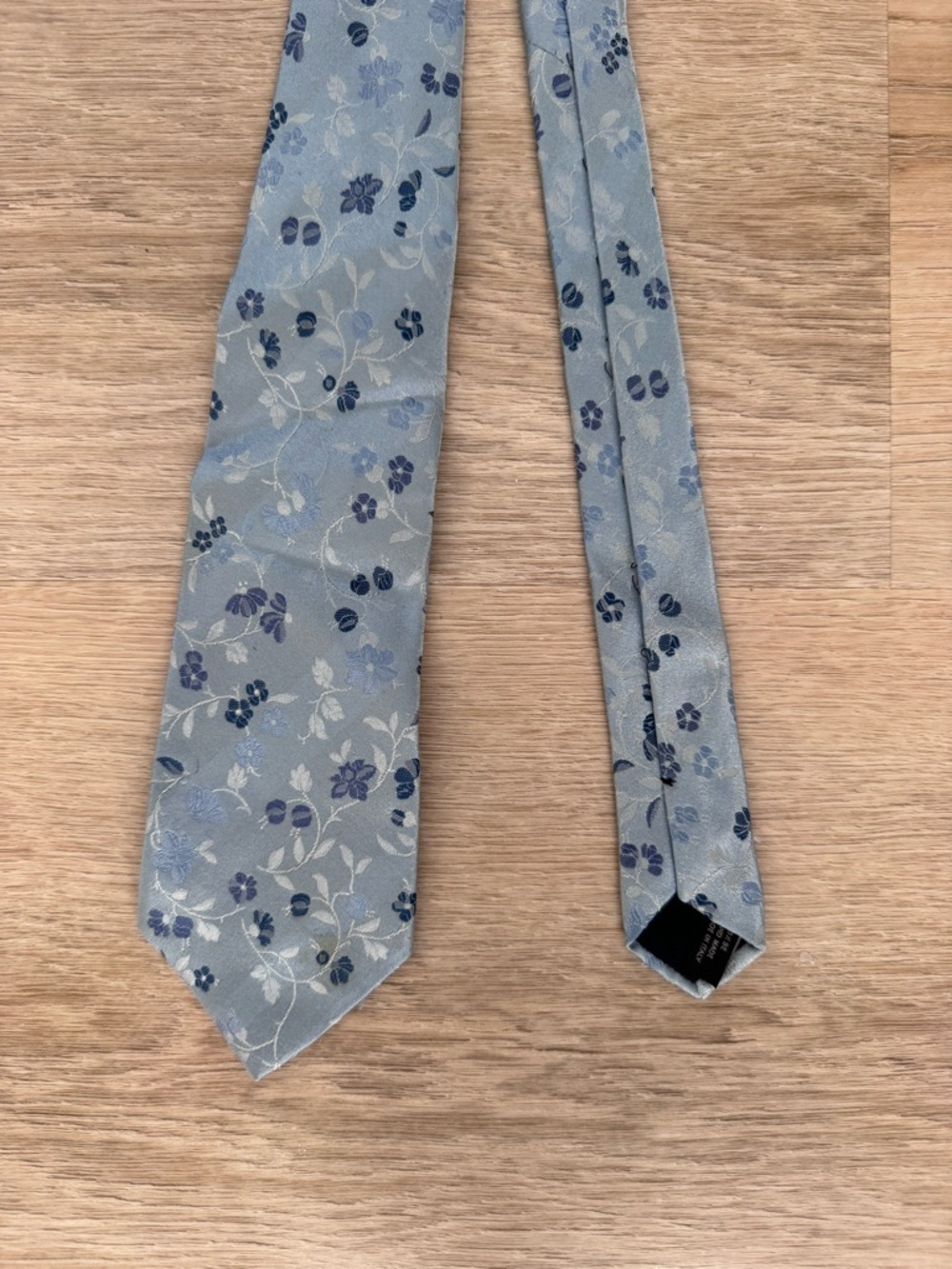 Light Blue Floral Boy’s Tie